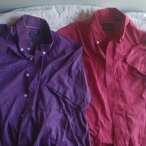 2 button up mens shirts
